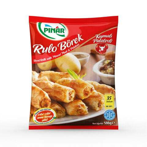 PINAR D.RULO BÖREK KIYMALI PATATESLİ 500GR 1*10