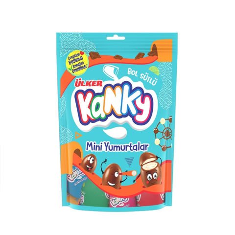 ÜLKER C.KANKY MİNİ YUMURTALAR SÜTLÜ ÇİK. 70GR 1166-07 1*12