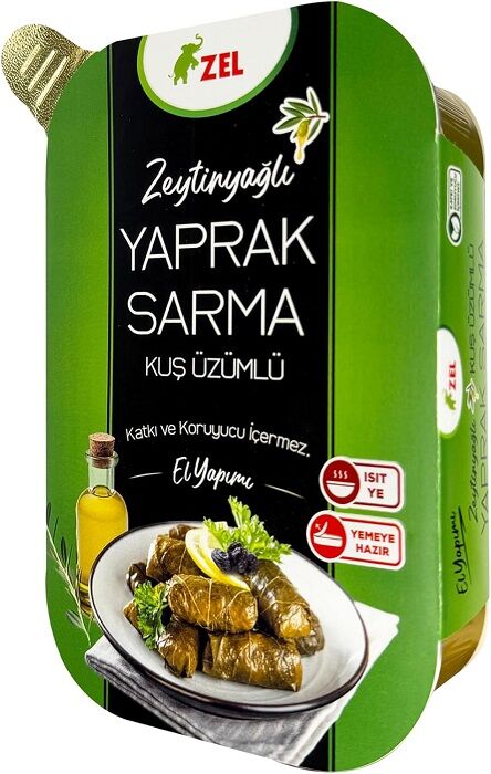 ZEL YAPRAK SARMA Z.YAĞLI KUŞ ÜZÜMLÜ 200GR 1*12
