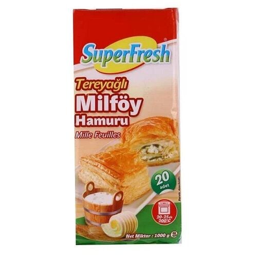 SÜPERFRESH MİLFÖY TEREYAĞLI 1KG 1*10