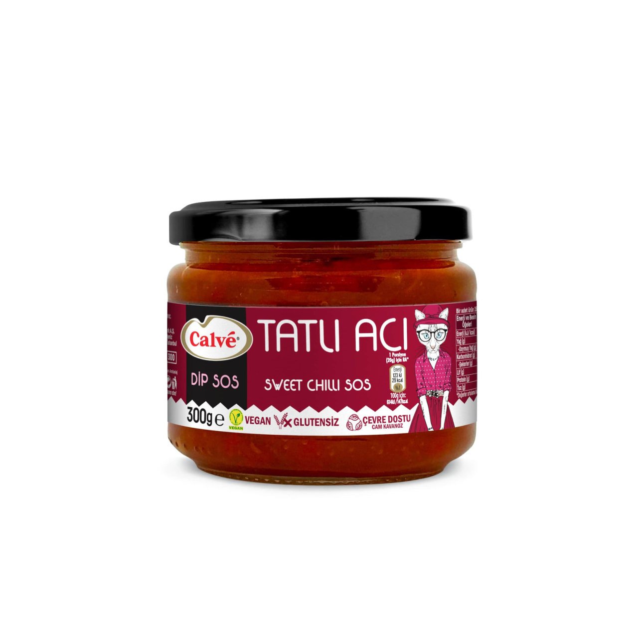 CALVE SOS  DİP SOS TATLI ACI 300GR 1*12