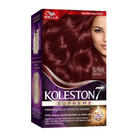 KOLESTON SET 5/66 ŞARAP KIZILI SUPREME 1*18
