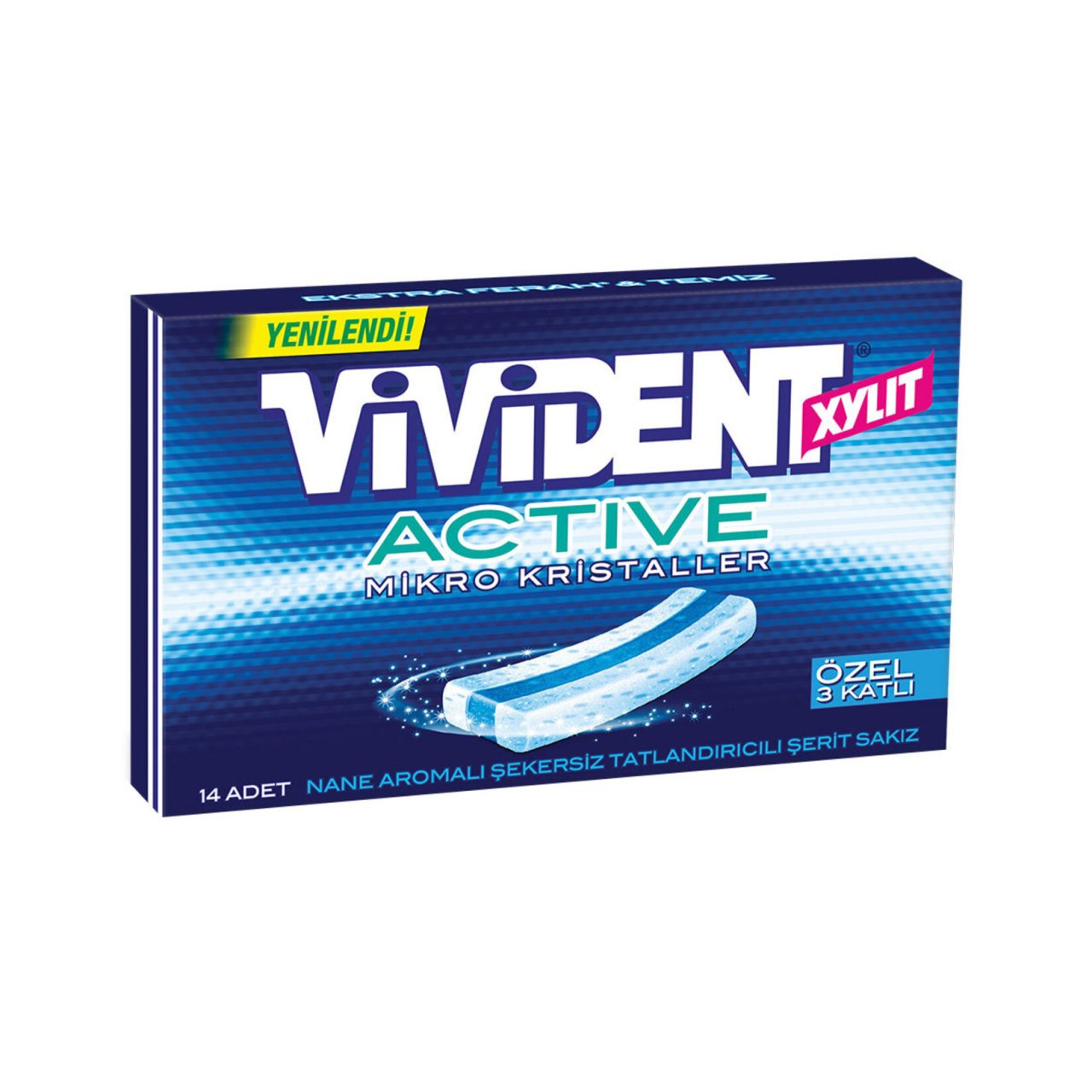 VİVİDENT C.ACTİVE NANELİ CÜZDAN 1*18 ////