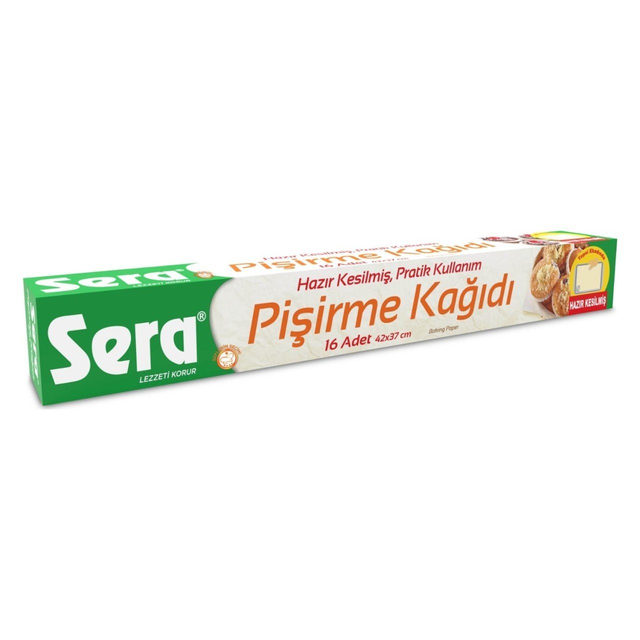SERA PİŞİRME KAĞIDI HAZIR KESİLMİŞ 16ADET 42*37CM 1*24