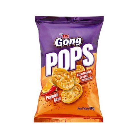 ETİ B.GONG POPS PEYNİRLİ&ACILI 80GR 6948 1*10