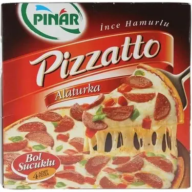PINAR D.PİZZA ALATURKA SUCUK&BİBER 430GR 1*12