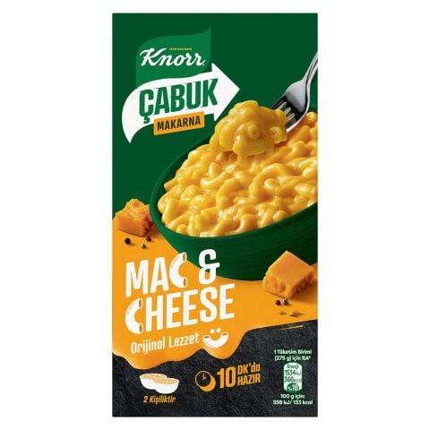 KNORR MAK.ÇABUK MAC&CHEESE 212G MAKARNA 1*12