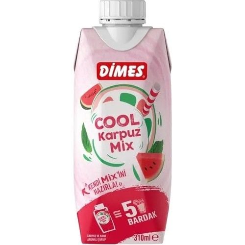 DİMES COOL 310ML KARPUZ MİX NANE VE KARPUZ ŞURUP 1*12