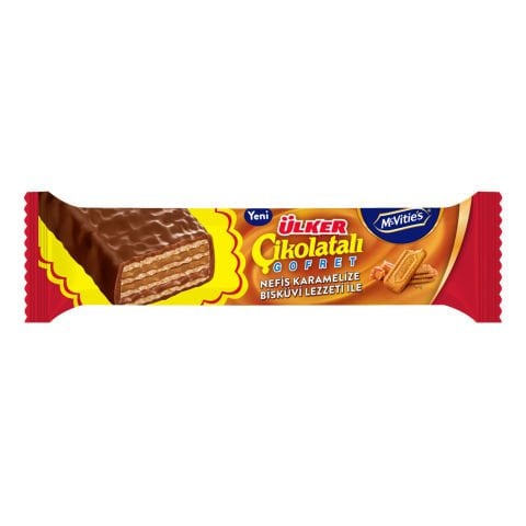 ÜLKERXXXX C.ÇİKOLATALI GOFRET KARAMELLİ 30GR 01366-05 1*36