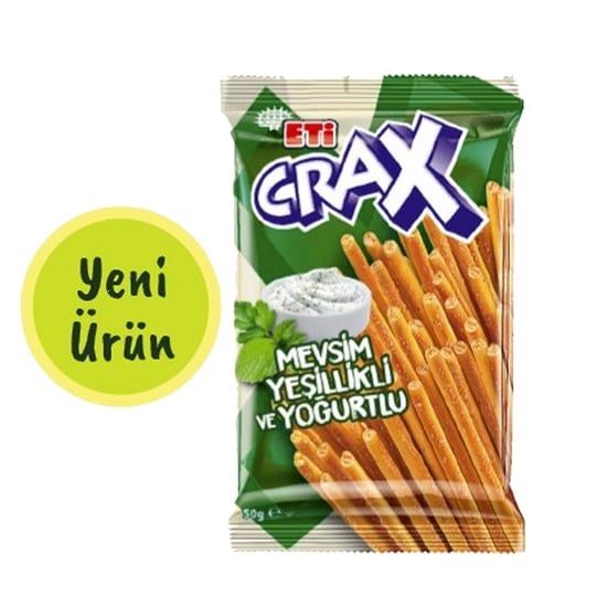 ETİ KR.CRAX MEVS.YEŞ.VE YOĞURT 50GR  1*18