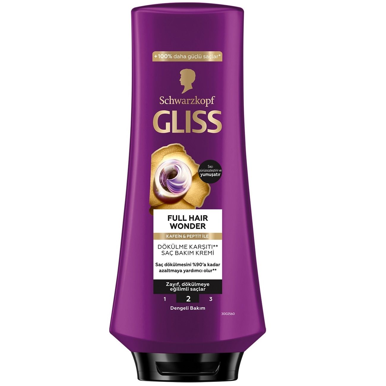 GLISS S.KR.360ML FULL HAIR WONDER KAFEİN ZAYIF DÖKÜL.EĞİLİMLİ SAÇ 1*6