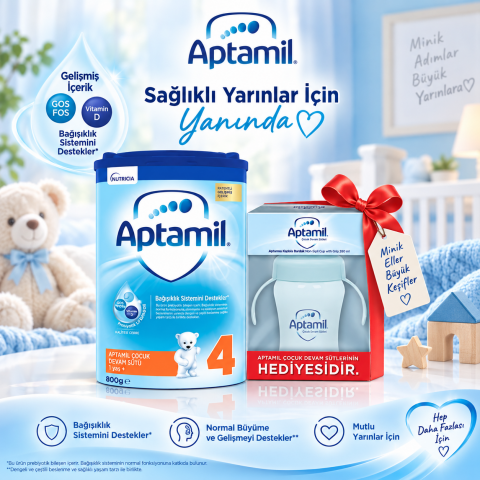 MİLUPA A.4APTAMİL 800GR PRONUTRA+HEDİYE 1*3