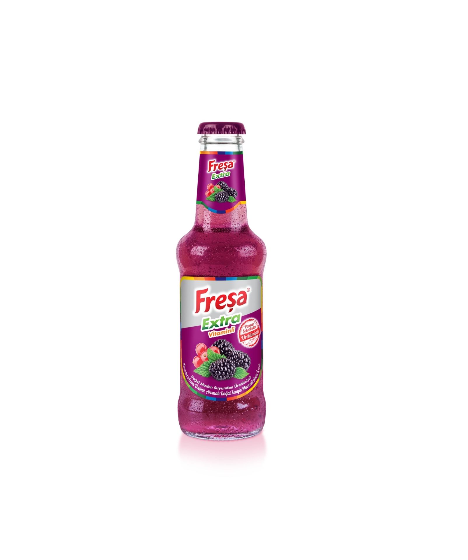 FREŞA EXTRA VİTAMİNLİ KARADUT &FRENK ÜZÜMÜ 200ML CAM 1*24