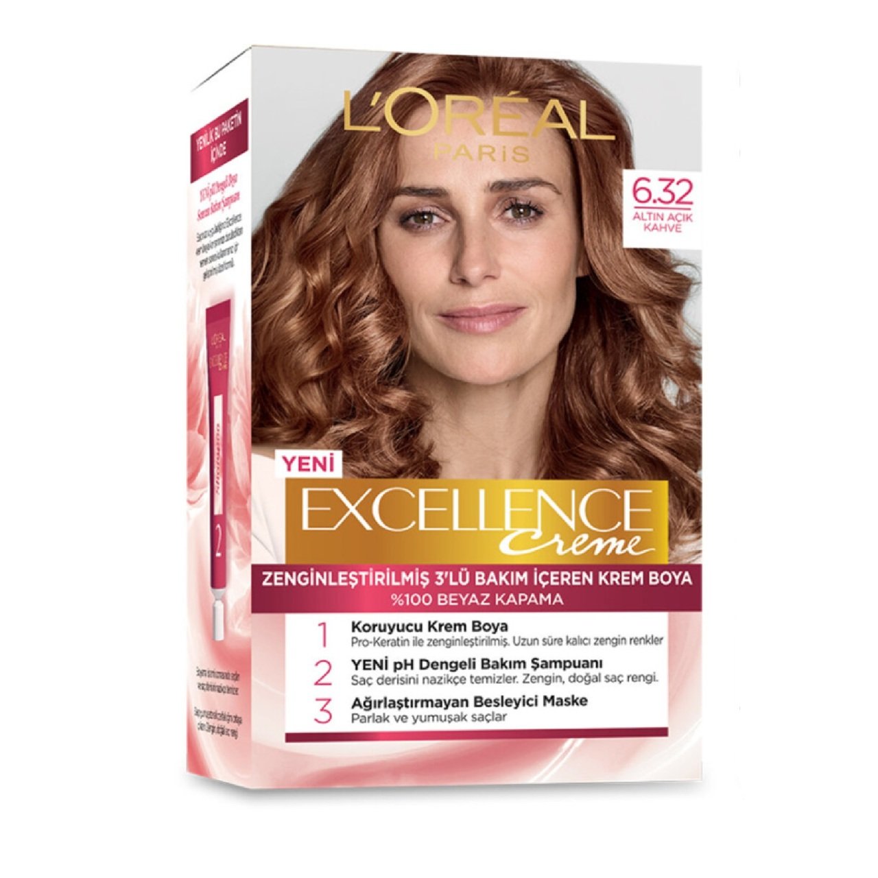 EXCELLENCE CREME 6.32 ALTIN AÇIK KAHVE 1*6