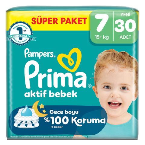 PRİMA SÜPER PAKET 7XXLARGE 30'LU 15+KG 1*3