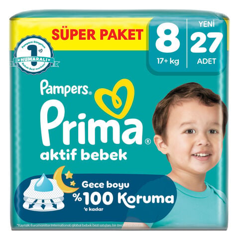 PRİMA SÜPER PAKET 8XXXL 17+KG 27'Lİ 1*4