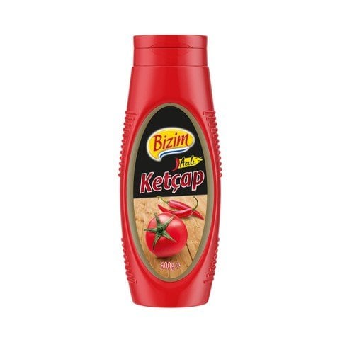 ÜLKER BİZİM KETÇAP ACI 600GR 5681-03 1*12