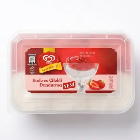 ALGİDA MARAŞ USULÜ 500 ML SADE ÇİLEKLİ KASE 1*6-65481562