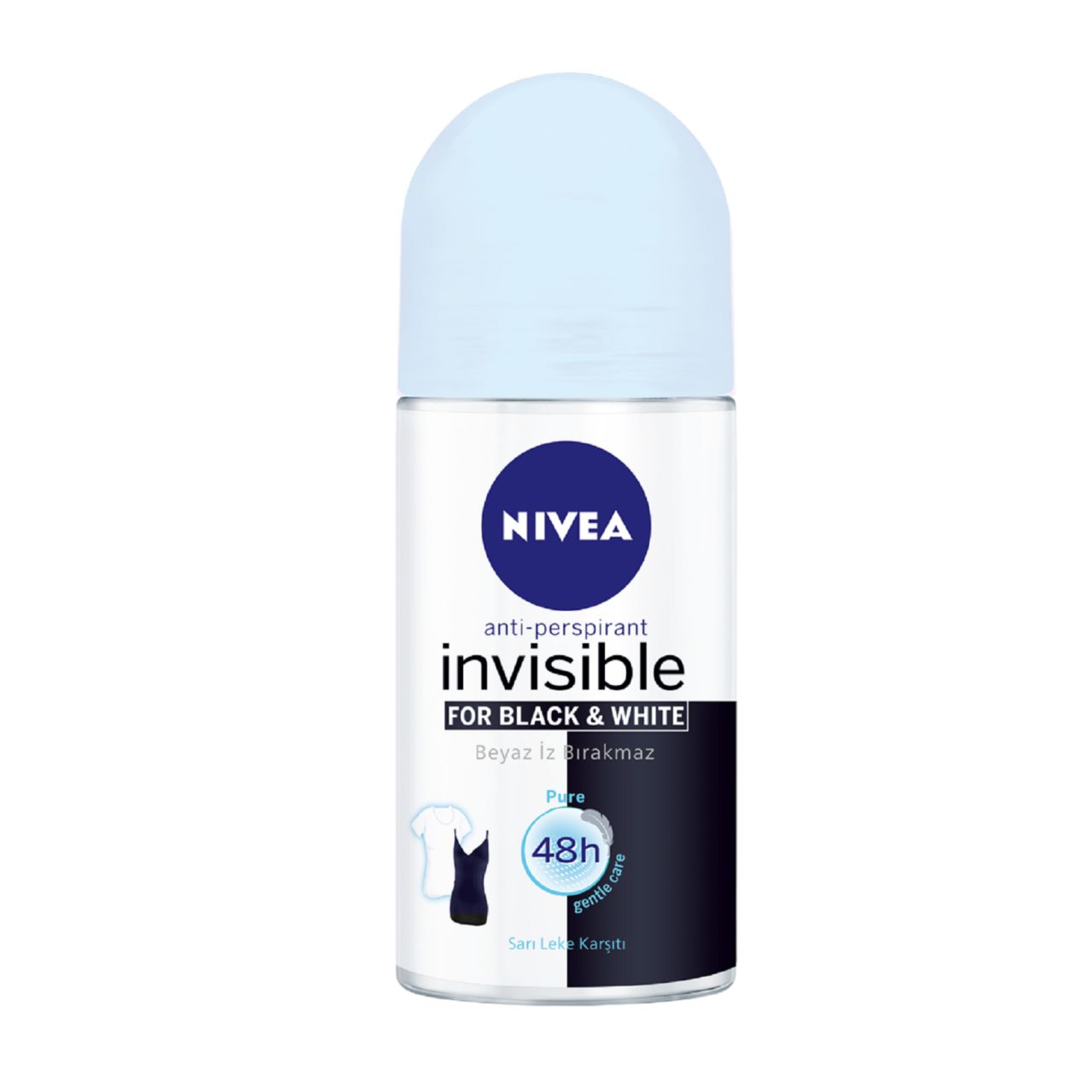 NIVEA .ROLL-ON KDN INV.B&W PURE 50ML 82234 1*30