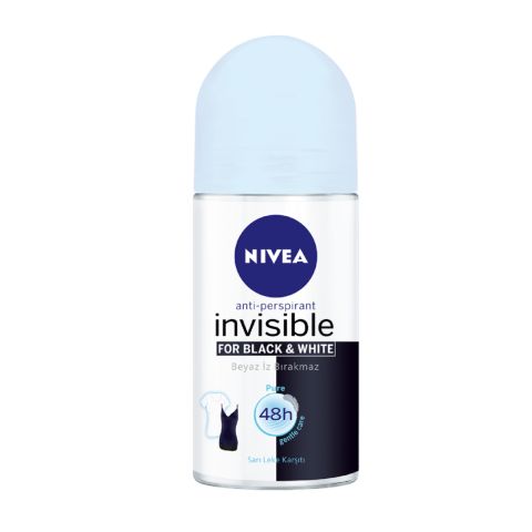 NIVEA .ROLL-ON KDN INV.B&W PURE 50ML 82234 1*30