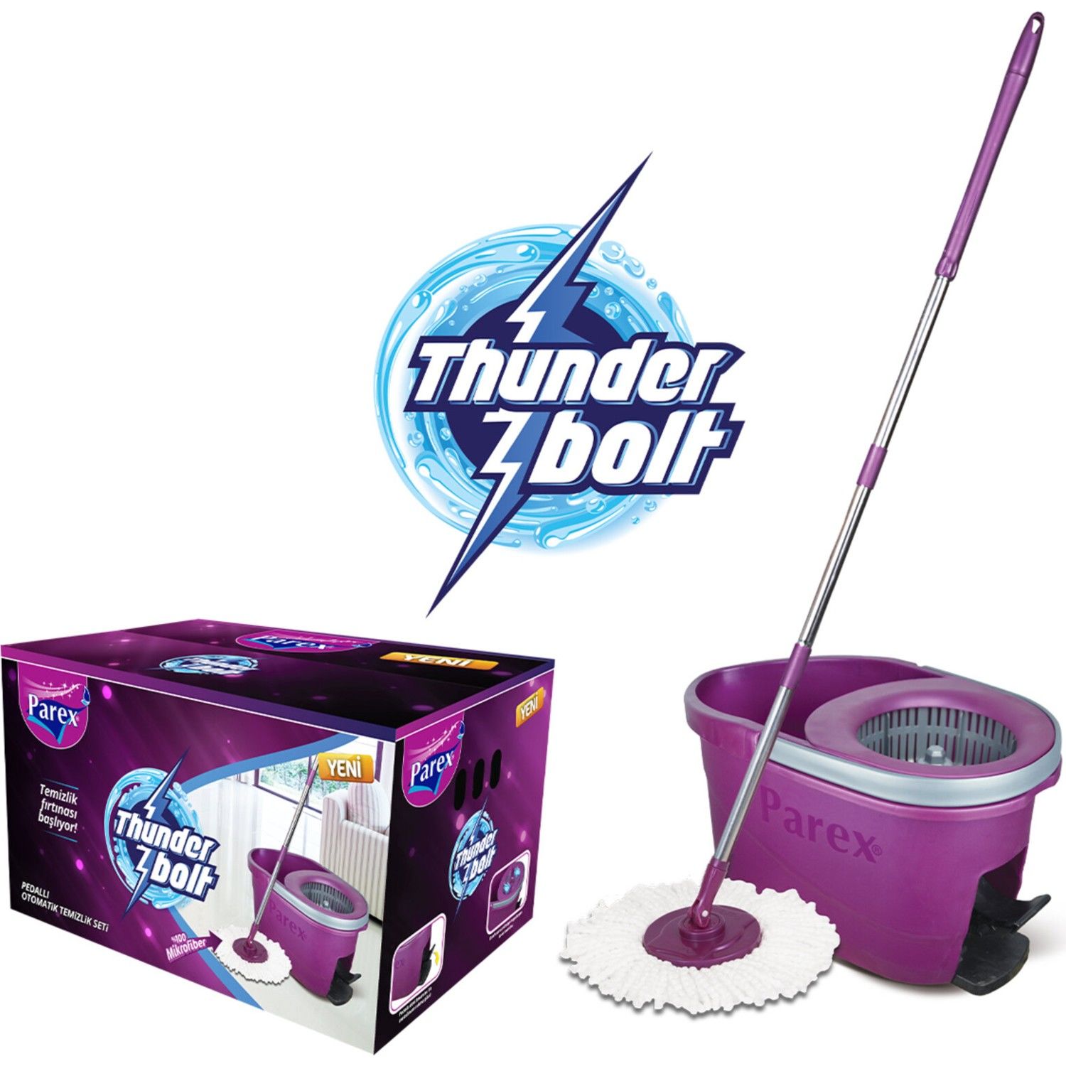 PAREX TEMİZLİK SETİ.OTOMATİK THUNDER BOLT PEDALLI1*1