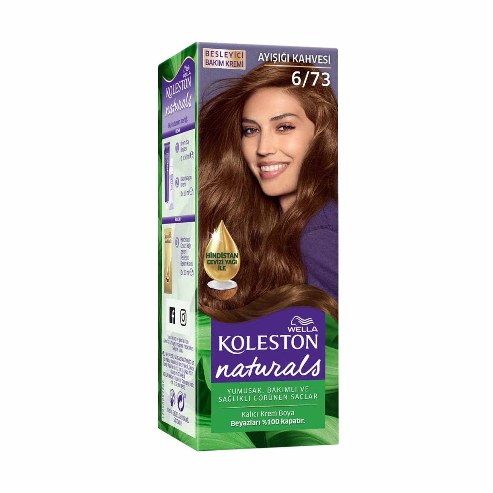 KOLESTON NATURALS 6/73 AYIŞIĞI KAHVESİ 1*24