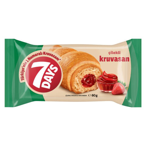 7DAYS KRUVASAN 60GR ÇİLEK 1*24