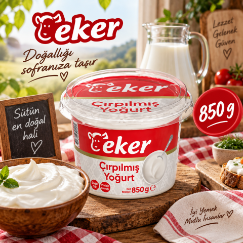 EKER YOĞURT 850GR ÇIRPILMIŞ