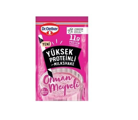 DR.OETKER.İ.MİLKSHAKE ORMAN MEYVELİ YÜKSEK PROTEİN 15G 1*24