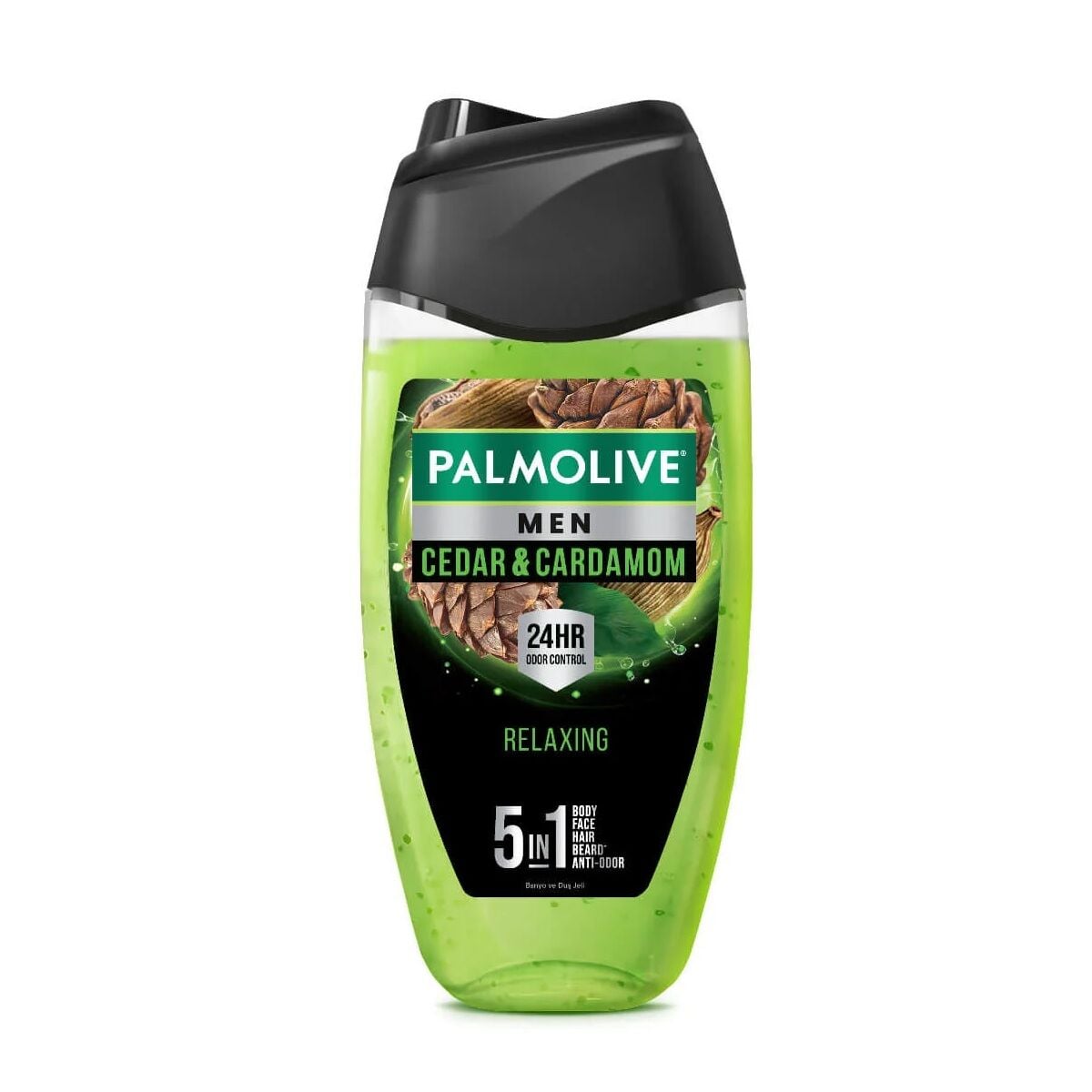 PALMOLİVE DUŞ JELİ 250ML MEN CEDAR &CARDAMON RELAXING 5İN1 1*12