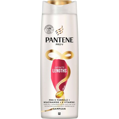 PANTENE ŞAMPUAN 350ML İNFİNİTE LENGTHS SAĞLIKLI UZUN SAÇLAR 1*6