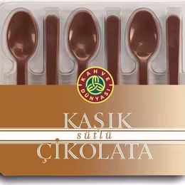 KAHVEDÜNYASI KAŞIK ÇİKOLATA SÜTLÜ (8GRx6) 1*12