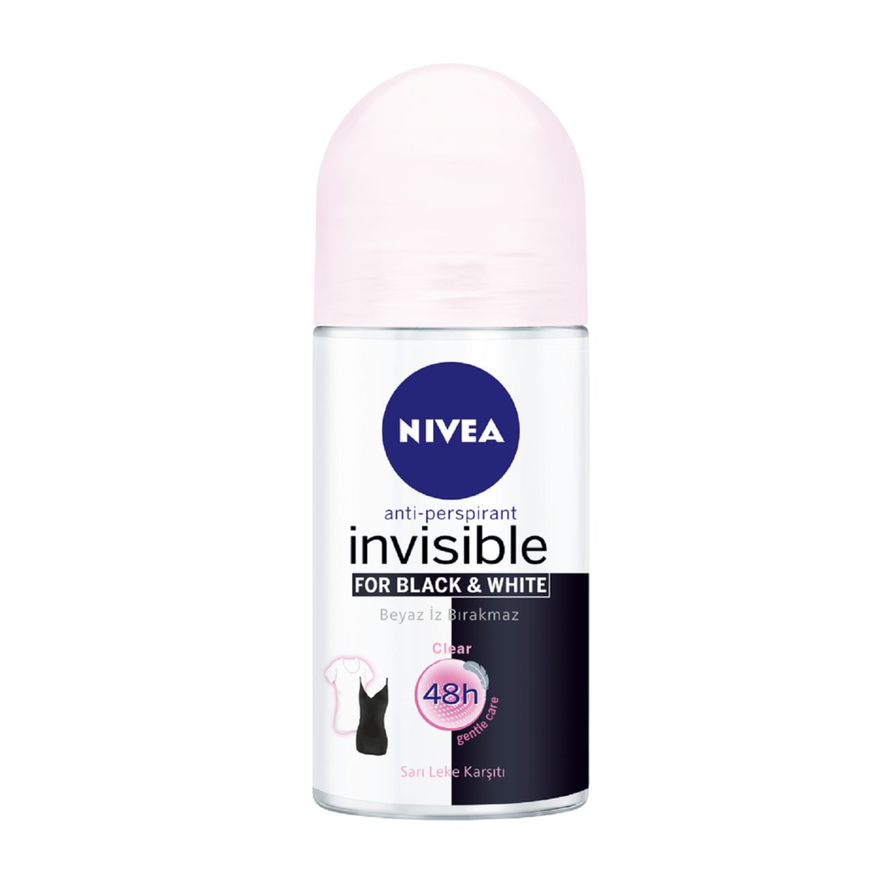 NIVEA .ROLL-ON KDN INV.B&W CLEAR 50ML 82240 1*30