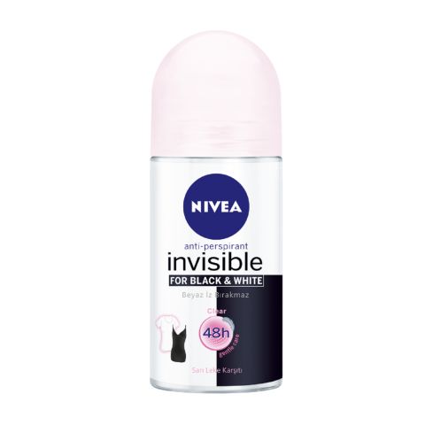 NIVEA .ROLL-ON KDN INV.B&W CLEAR 50ML 82240 1*30
