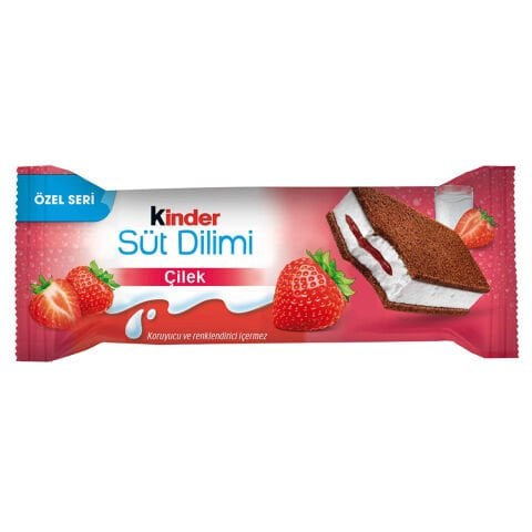 KİNDER  SÜT DİLİMİ ÇİLEK 1*20