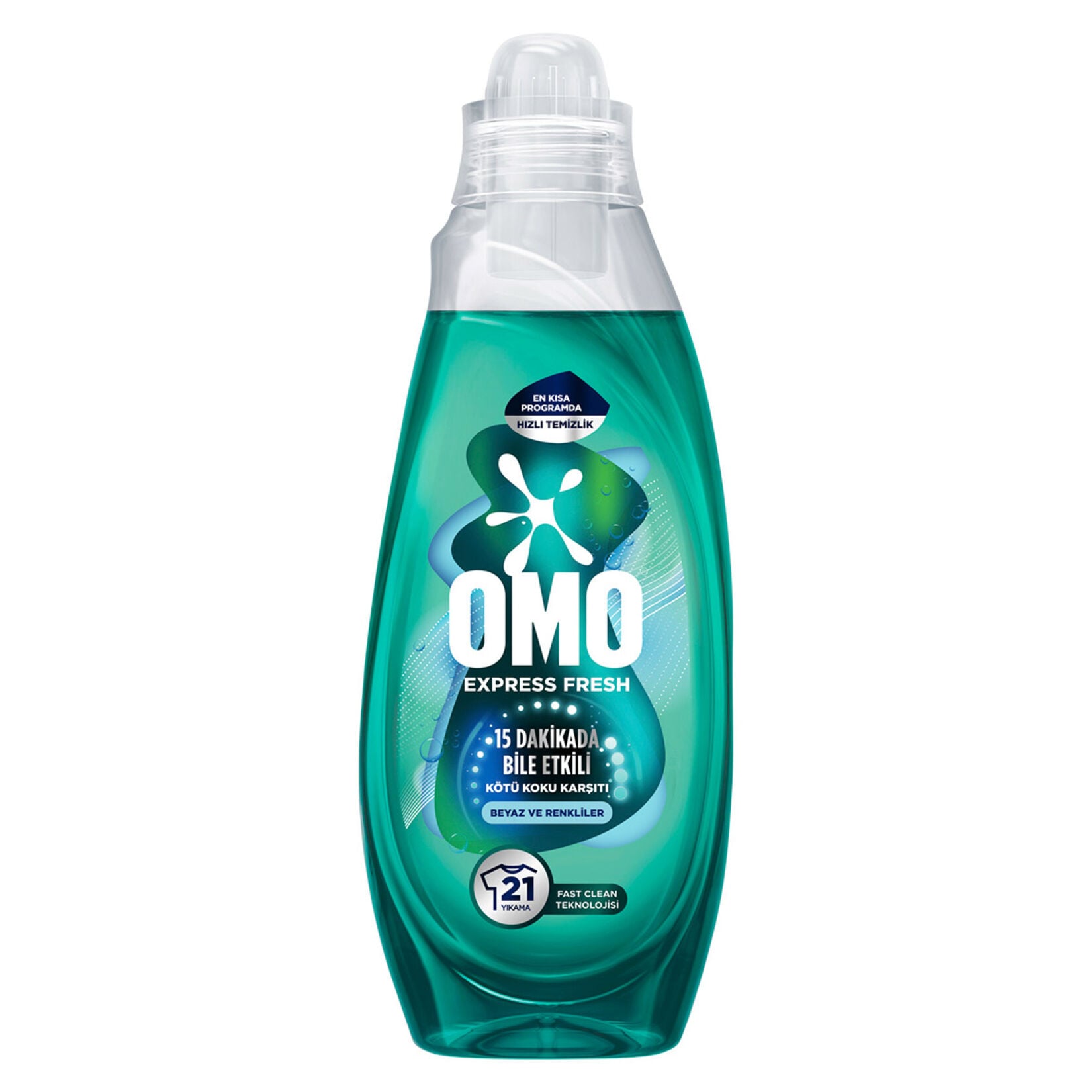OMO MAT.SIVI 840ML EXPRESS FRESH BEYAZ VE RENKLİLER 21YIKAMA 1*12