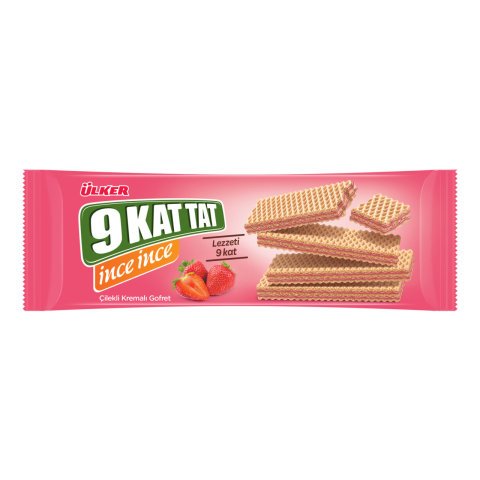 ÜLKER B.9KAT GOFRET 114GR ÇİLEKLİ 853-01 1*16