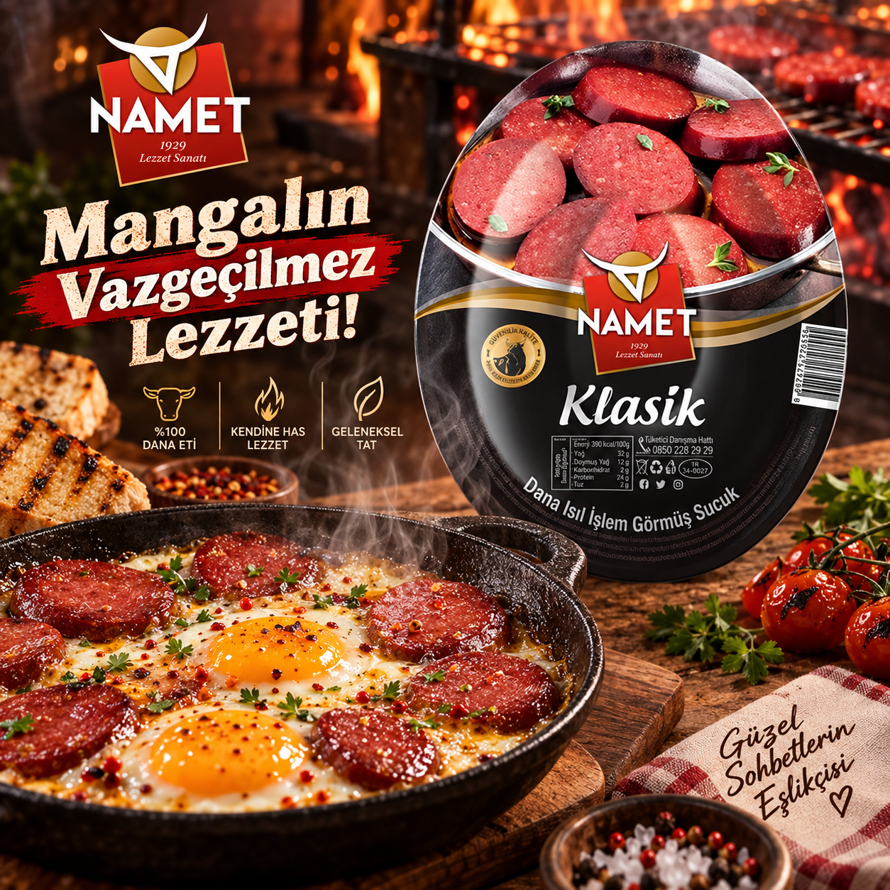 NAMET SUCUK KASAP DANA KANGAL 200GR 4999-87 1*12