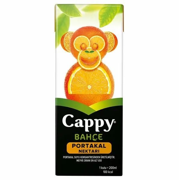 CAPPY 1/5 PORTAKAL 200ML 1*27