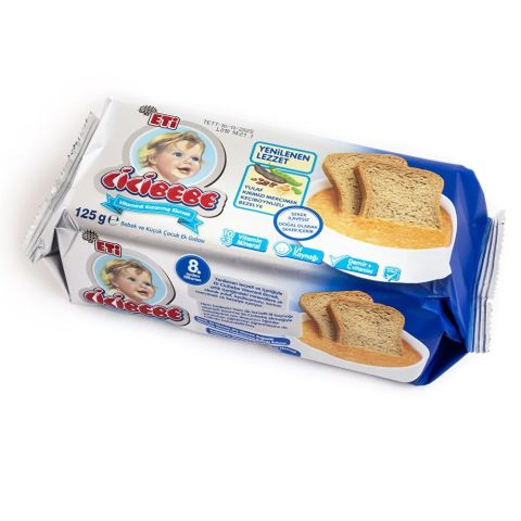 ETİ B.CİCİ BEBE EKMEĞİ 125GR YULAF MERC.K.BOYNUZU 1*15