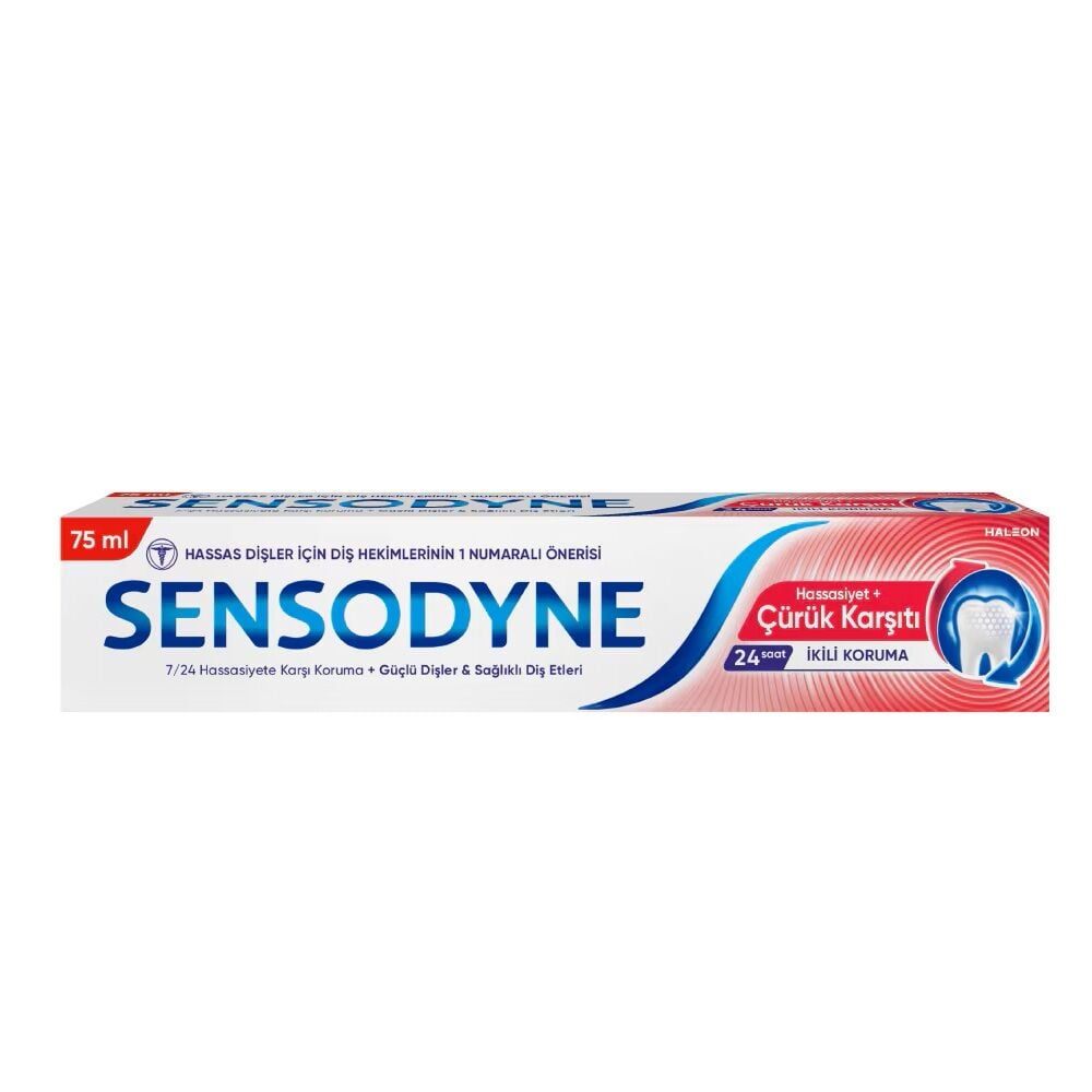 SENSODYNE 75ML HASSASİYET+ ÇÜRÜK KARŞITI 1*12