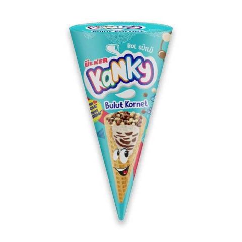 ÜLKER C.KANKY MİNİ KORNET 55GR POŞET 1171-04 1*12