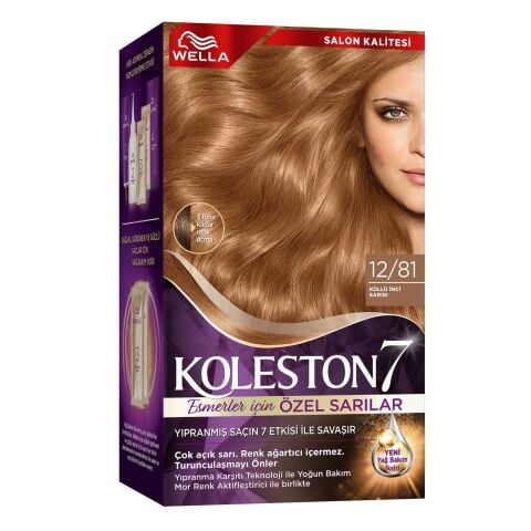 KOLESTON SET 12/81 KÜLLÜ İNCİ SARISI ÖZEL SARILAR ESMERLER 1*18