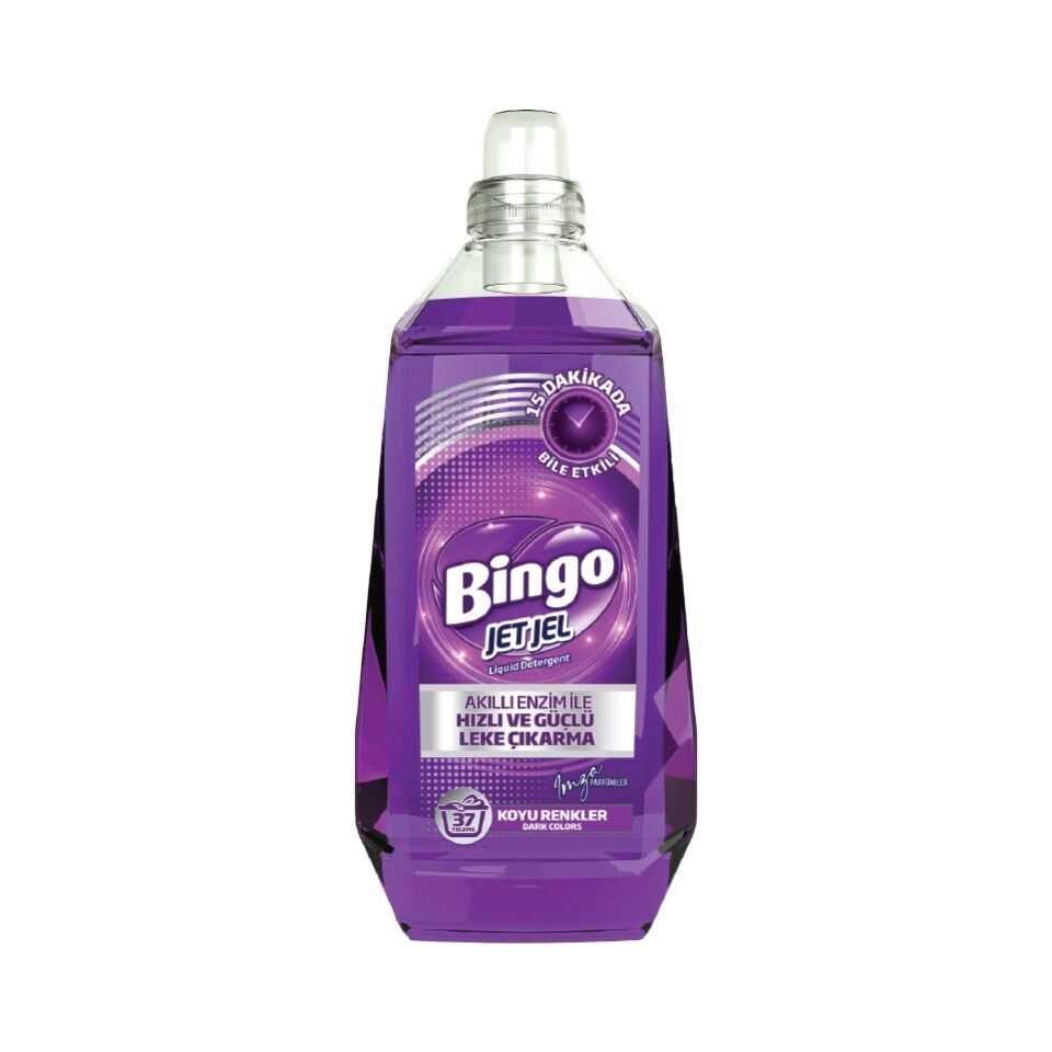 BİNGO SIVI 1480ML JET JEL KOYU RENKLER 37 YIKAMA 1*6
