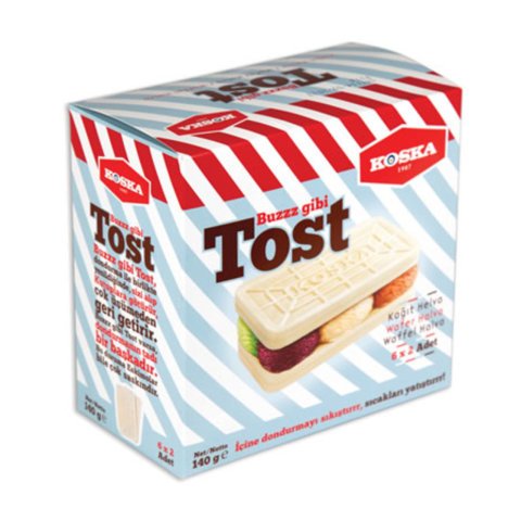 KOSKA KAĞIT HELVA TOST 6*2'Lİ 1*12