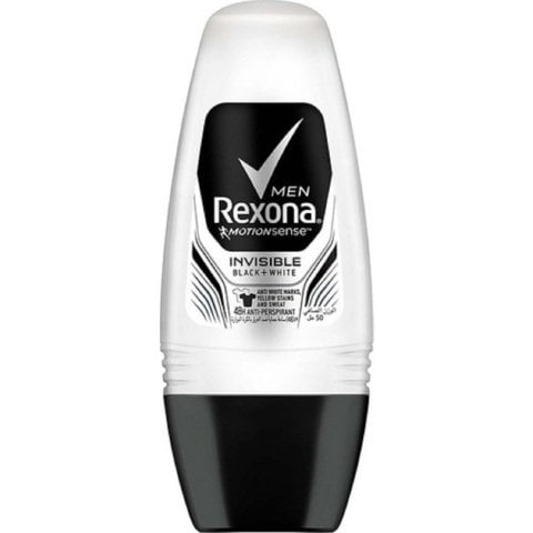 REXONA ROLL ON.MEN İNVİSİBLE BLACK&WHİTE 50ML 1*6