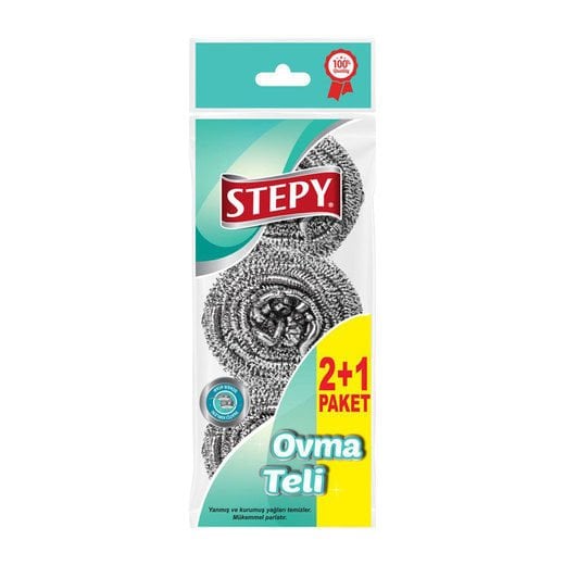 STEPY BULAŞIK OVMA TELİ EKO 3'LÜ 1*48