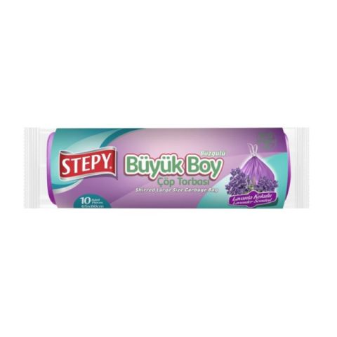 STEPY ÇÖP POŞETİ BZG.BÜYÜK LAVANTA 10'Lİ 65*70CM 1*25
