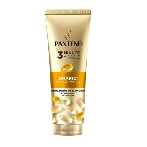 PANTENE SAÇ KREMİ 220ML 3MM ONARICI VE KORUYUCU DERİNLEMESİNE 1*6