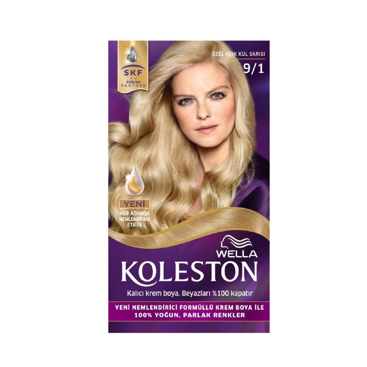 KOLESTON SET 9/1 ÖZEL AÇIK KÜLLÜ SARI 1*18
